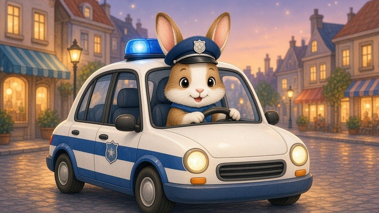 De politieauto