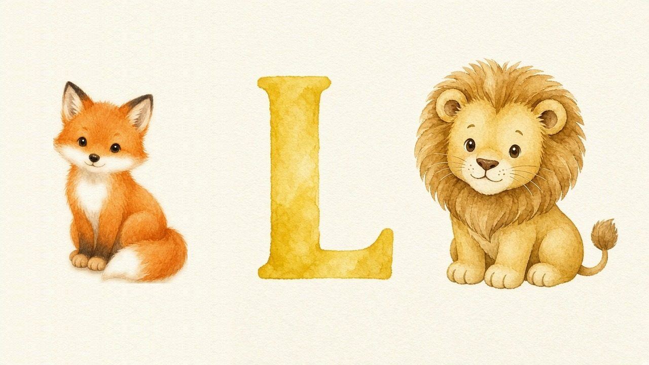 De vos (Lis), de letter L, L van de leeuw